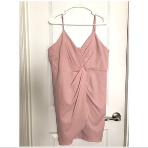 Missguided pink dress